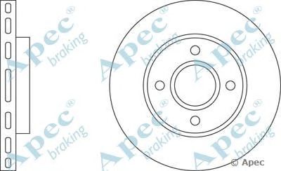 APEC BRAKING dsk634 -  Тормозной диск